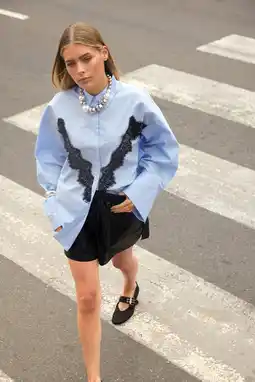 Wehkamp Shoeby blouse lichtblauw aanbieding