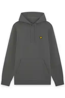 Wehkamp Lyle & Scott Hoodie Loopback grijs aanbieding