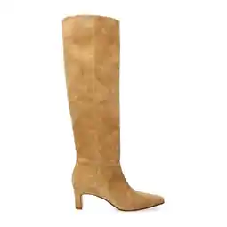 Wehkamp Manfield suède hoge laarzen beige aanbieding