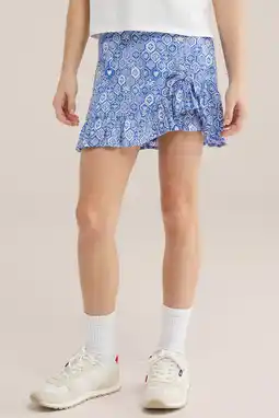 Wehkamp WE Fashion skort blauw aanbieding