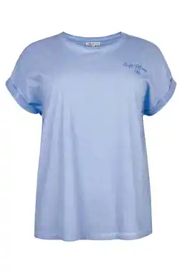 Wehkamp Miss Etam Plus T-shirt blauw aanbieding