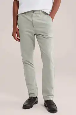 Wehkamp WE Fashion regular chino grijs aanbieding