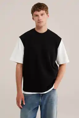 Wehkamp WE Fashion katoenen tanktop - zwart aanbieding