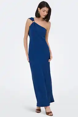 Wehkamp JDY maxi jurk gebreid blauw aanbieding