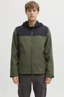 Wehkamp JJ REBEL softshell jas groen aanbieding