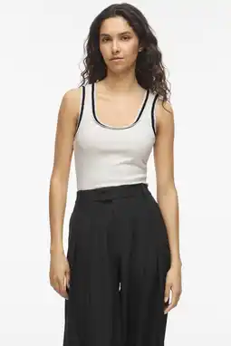 Wehkamp VILA singlet gebreid ecru aanbieding