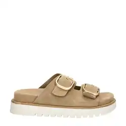Wehkamp Nelson suède slippers beige aanbieding