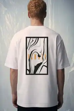 Wehkamp Vänner relaxed T-shirt met backprint wit aanbieding