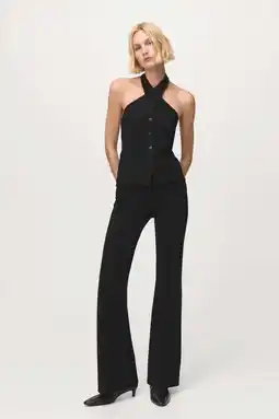 Wehkamp Mango gilet zwart aanbieding
