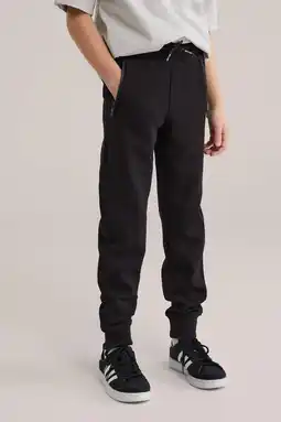 Wehkamp Salty Dog slim casual broek zwart aanbieding