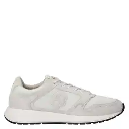 Wehkamp BOSS suède sneakers ecru aanbieding