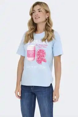 Wehkamp JDY T-shirt - lichtblauw aanbieding
