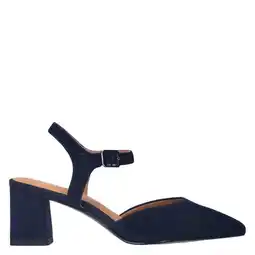 Wehkamp No Stress suède pumps donkerblauw aanbieding