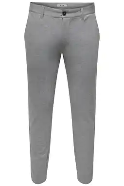 Wehkamp ONLY & SONS ONSMARK slim geruite chino grijs aanbieding