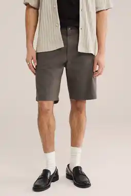 Wehkamp WE Fashion chino short grijs aanbieding