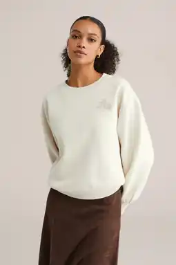 Wehkamp WE Fashion sweater ecru aanbieding