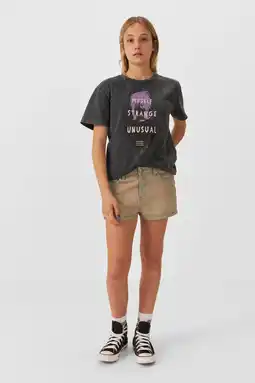 Wehkamp Coolcat denim short Celine overdye aanbieding