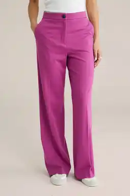 Wehkamp WE Fashion jersey highwaist pantalon aanbieding