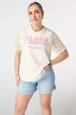Wehkamp MS Mode T-shirt lichtgeel aanbieding