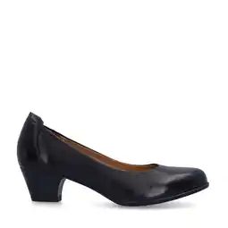 Wehkamp No Stress leren pumps met lage hak zwart aanbieding