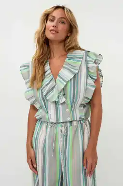 Wehkamp AMAYA Amsterdam gestreepte mouwloze top multi aanbieding