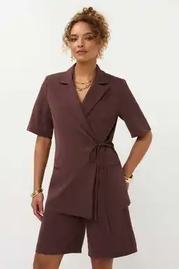 Wehkamp Ydence regular blazer bruin aanbieding