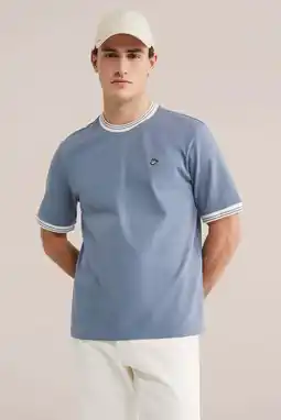 Wehkamp WE Fashion relaxed T-shirt blauw aanbieding