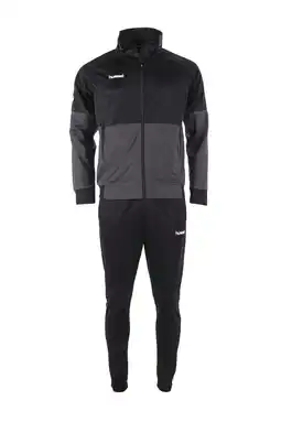 Wehkamp hummel Junior trainingspak zwart/grijs aanbieding