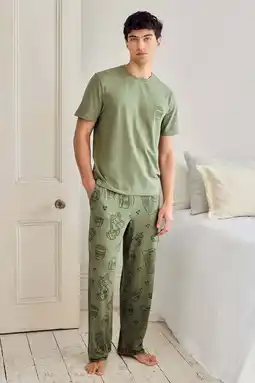 Wehkamp Chelsea Peers pyjama olijfgroen aanbieding