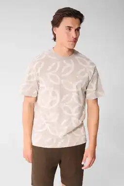 Wehkamp Shoeby regular T-shirt beige aanbieding