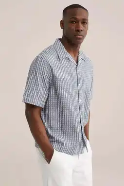 Wehkamp WE Fashion loose casual overhemd blauw aanbieding