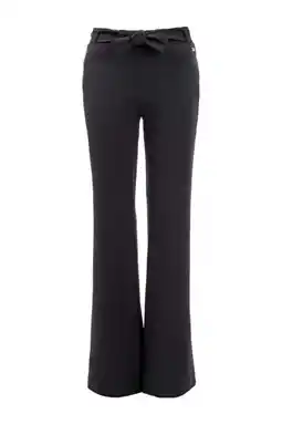 Wehkamp TQ-Amsterdam travelstof straight regularwaist casual broek zwart aanbieding