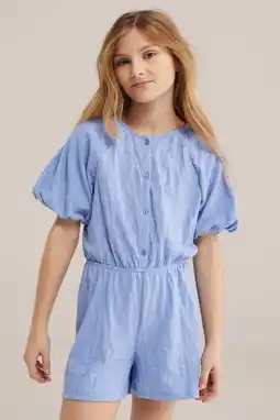 Wehkamp WE Fashion playsuit blauw aanbieding