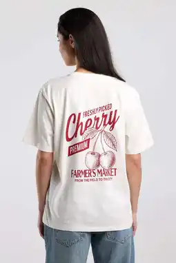 Wehkamp America Today T-shirt met backprint wit aanbieding