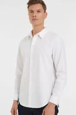 Wehkamp Anytime regular fit poplin overhemd wit aanbieding