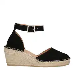 Wehkamp Manfield suède espadrilles zwart aanbieding