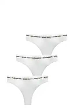 Wehkamp Björn Borg string (set van 3) wit aanbieding