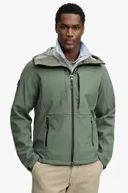 Wehkamp Superdry softshell jas groen aanbieding