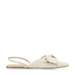 Wehkamp Sacha denim slingback loafers ecru aanbieding