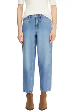 Wehkamp comma barrel jeans medium blue denim aanbieding
