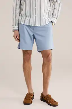Wehkamp WE Fashion chino short lichtblauw aanbieding