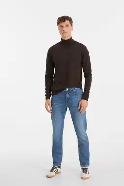 Wehkamp Anytime slim fit jeans blauw aanbieding