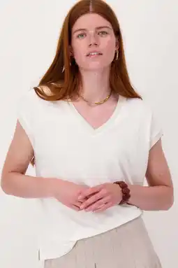 Wehkamp Zusss T-shirt ecru aanbieding