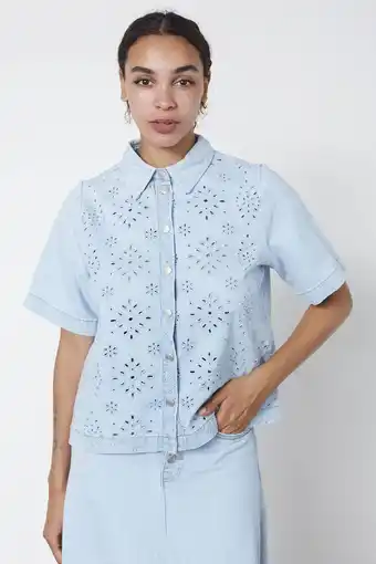 Wehkamp SisterS Point blouse lichtblauw aanbieding
