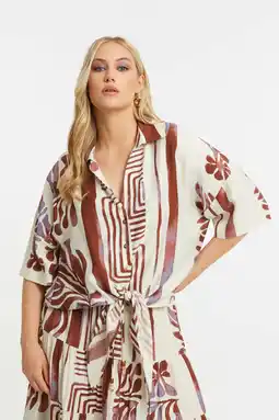 Wehkamp Mat Fashion blouse ecru aanbieding