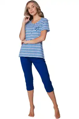 Wehkamp Rebelle pyjama donkerblauw aanbieding