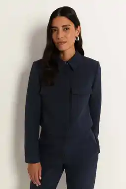 Wehkamp Claudia Sträter jack donkerblauw aanbieding