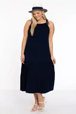 Wehkamp YOEK jurk donkerblauw aanbieding