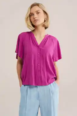 Wehkamp WE Fashion blouse fuchsia aanbieding