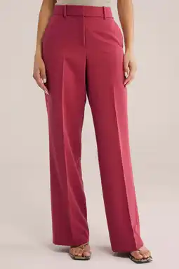 Wehkamp regularwaist pantalon fuchsia aanbieding